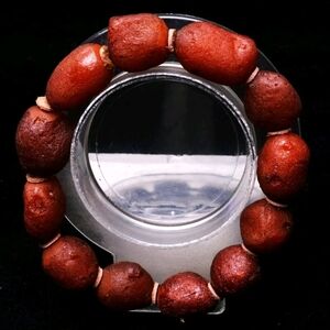 26.3g Genuine Round Beads Baltic Amber Bracelet Egg Yolk Butterscotch